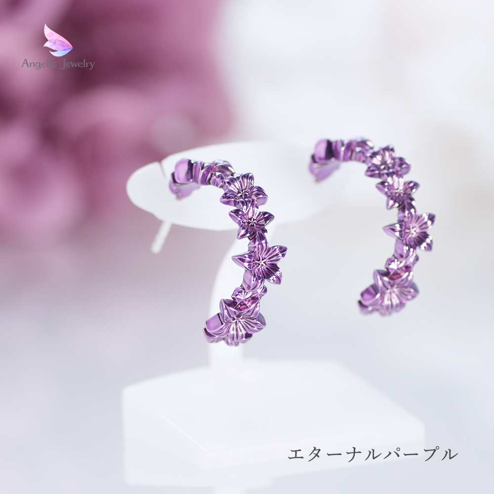 一途な想い -桔梗ピアス- Angelic Jewelry