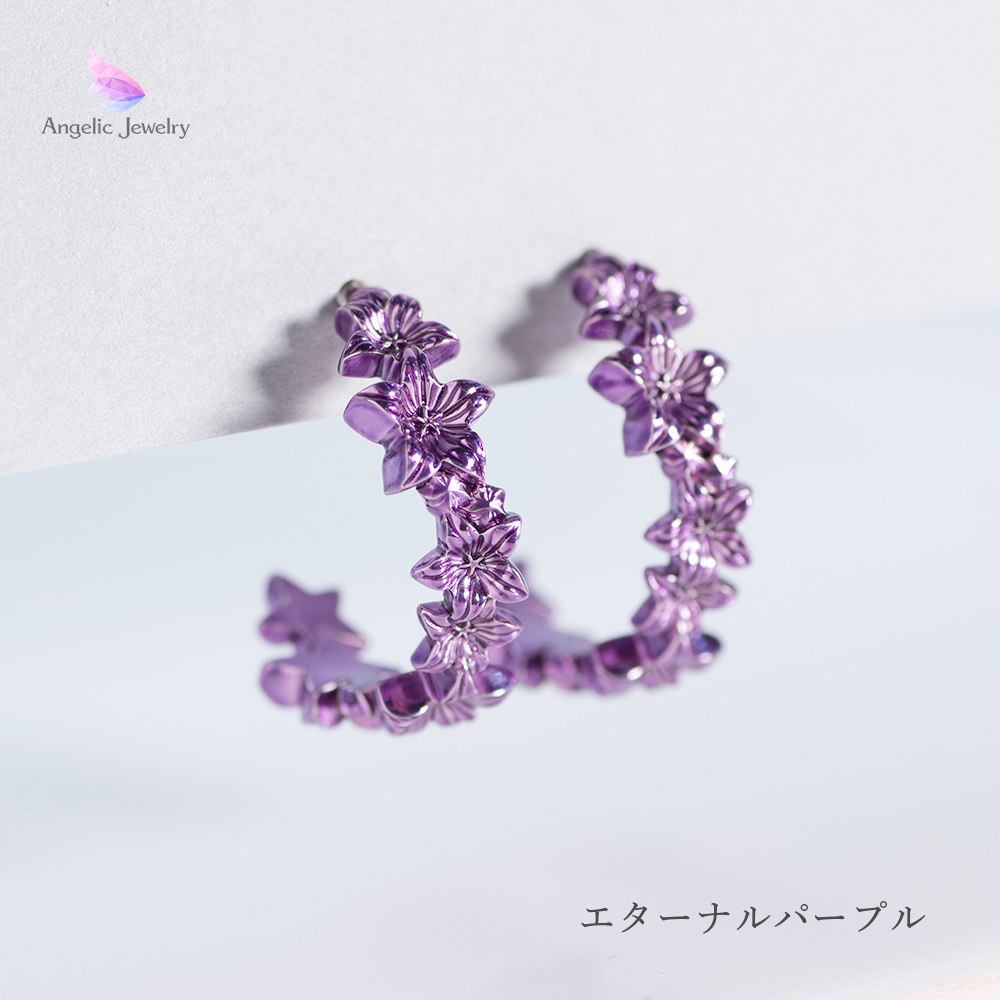 一途な想い -桔梗ピアス- Angelic Jewelry