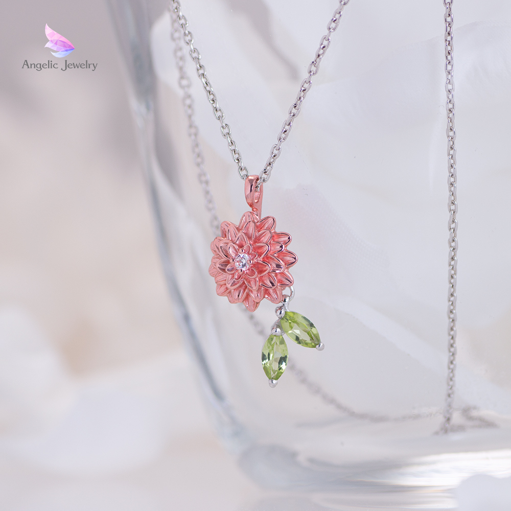 秘める花心 -ダリアネックレス- Angelic Jewelry