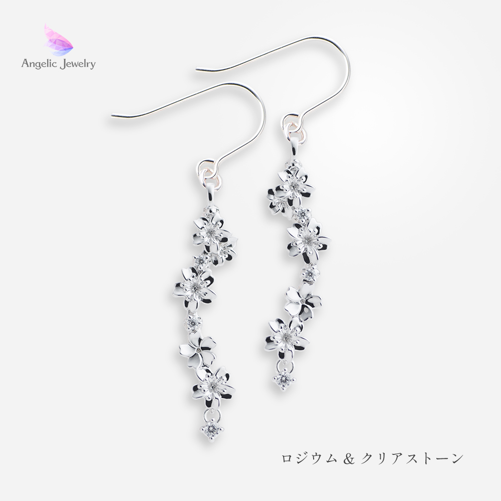 しだれ桜 -桜ピアス- Angelic Jewelry