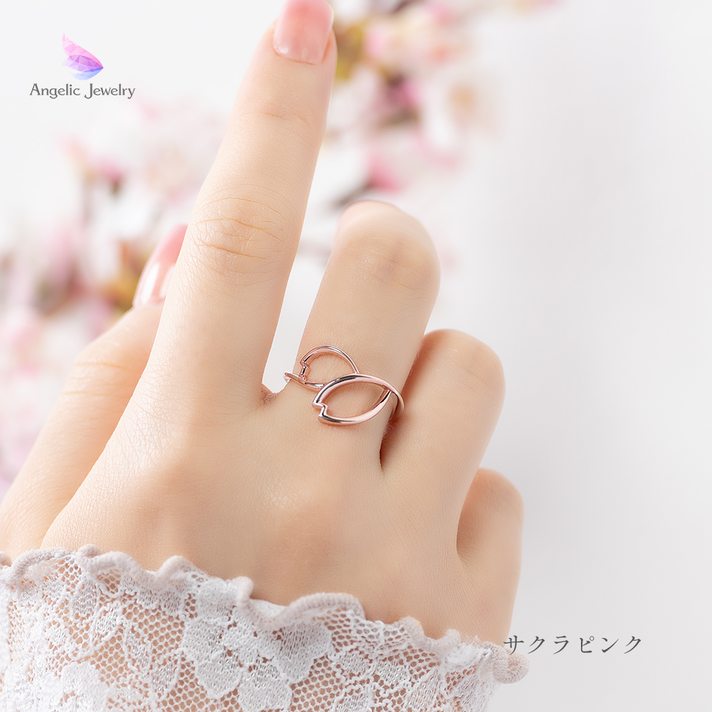 桜の花びらリング - Angelic Jewelry