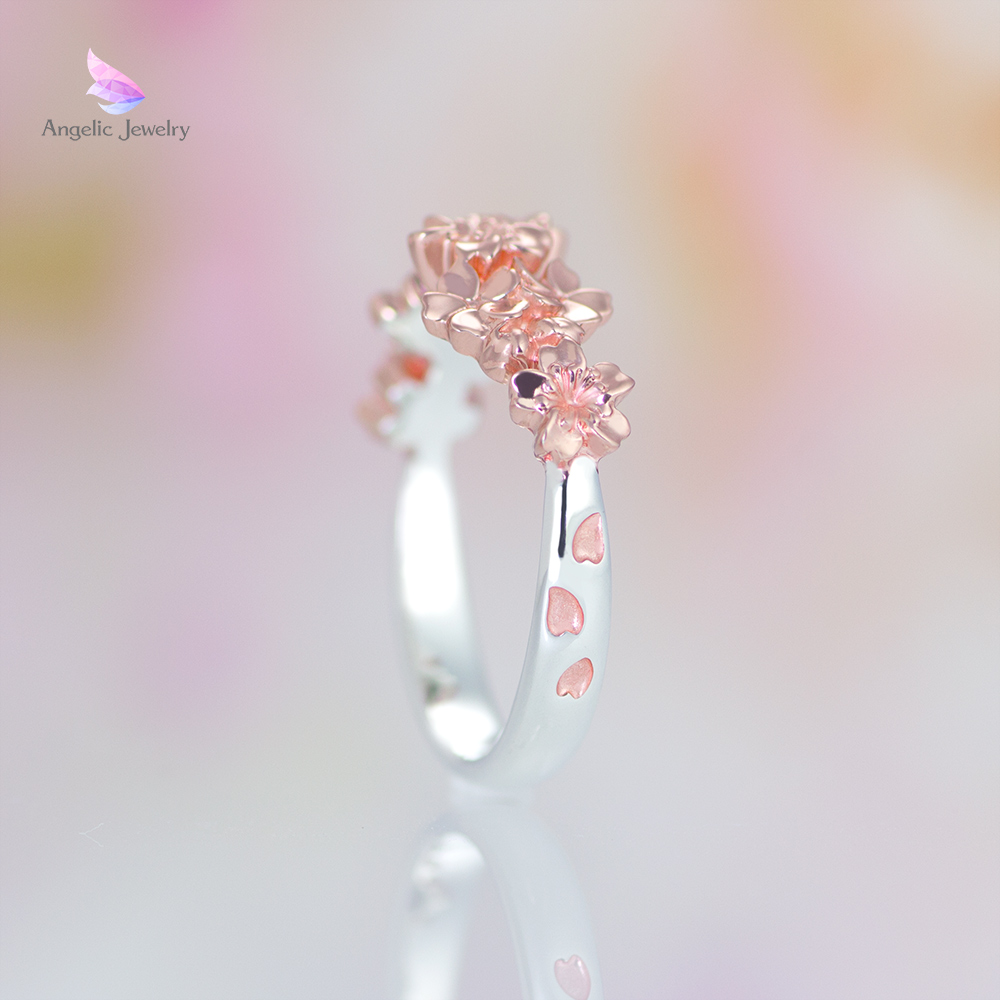 【ヴィンテージ】 指輪 15号 ハナ 花 はな 桜 さくら サクラ 植物 ギフト
